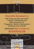 Hayrettin Karamana Reddiyeler - 1