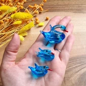 Veraart El Yapımı Murano Cam 3' lü Kuğu Biblo - 6