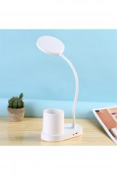 Led Masa Okuma Lambası Şarjlı Kalemlikli - 2