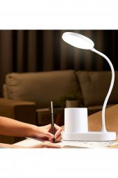 Led Masa Okuma Lambası Şarjlı Kalemlikli - 3