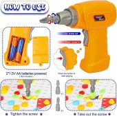 Başel Toys Creative Mosaic Eğitici Matkaplı 3D Mozaik Puzzle 11B Build Design Tamir Seti 138 Parça - 3