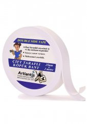 Çift Taraflı Bant Köpük Bant 25mm x 2mt 1 Adet Çerçeve Tablo Halı Yapıştırma Bandı İç Ve Dış Mekan Süper Güçlü Köpük Bant - 1