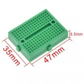 Mini Bread Board 170 Pin Yeşil(SYB-170) thumbnail 2