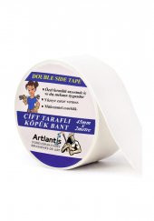 Çift Taraflı Bant Köpük Bant 45mm x 2mt 1 Adet Çerçeve Tablo Halı Yapıştırma Bandı İç Ve Dış Mekan Süper Güçlü Köpük Bant - 1