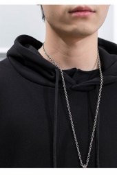 Erkek Panço Kore Style Erkek Kapüşonlu Sweatshirt 7086_2010 thumbnail 3