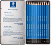 Staedtler Mars Lumograph 12'li Dereceli Kalem Seti (4H-6B) / 100 G12 thumbnail 1