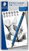Staedtler Mars Lumograph 12'li Dereceli Kalem Seti (4H-6B) / 100 G12 thumbnail 2