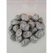 Siyah Noktalı Beyaz Dolomit Taşı Akvaryum Taşı Dekor 5 Kg - 1