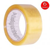 Aletçantam Şeffaf Koli Bandı 100 yrd - 6lı Paket - 1