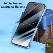 Coofbe Gizlilik Özellikli Parmak İzi Bırakmaz iPhone 14 Pro Ekran Koruyucu Hayalet Ekran Koruyucu - 2