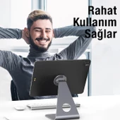 Polham İphone 12,13,14 Serisi Magsafe Mıknatıslı Masaüstü Telefon Tutucu,Kaymaz Silikon Tabanlı Stand - 7