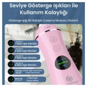 NPO Nicefeel FC1596 Taşınabilir,Şarjlı,Masajlı,Diş Teli/Protez Bakım Profesyonel Ağız Duşu-Pembe - 3