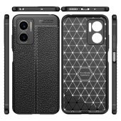 Xiaomi Redmi Note 11E Kılıf Deri Tarzı Niss Silikon Case Kapak - 2
