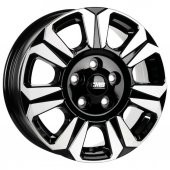 CMS-1469-06 6.5x17"-6x139.7 ET48 92.4 Diamond Black Gloss Jant (4 Adet) - 1
