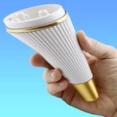 Iron Lüks Mobilya Kanepe Sehpa Tv Ünitesi Çekyat Koltuk Ayağı 15 Cm Krem Gold Baza Ayakları thumbnail 5