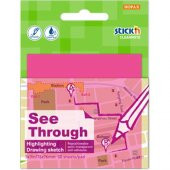 GIPTA STICKN 76x76 YARI SAYDAM NEON PEMBE 50YP - 1