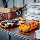 LEGO® Speed Champions McLaren Solus GT ve McLaren F1 LM 76918 - Araba Tutkunları ve 9 Yaş ve Üzeri Çocuklar için Koleksiyonluk ve Sergilenebilir Yaratıcı Oyuncak Model Yapım Seti (581 Parça) - 9