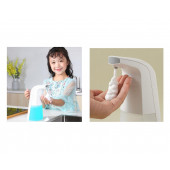 KTPJ0007 SENSORLU USB ŞARJLI SIVI SABUNLUK KOPUK VERİCİ 21X5X10CM 300ML - 1