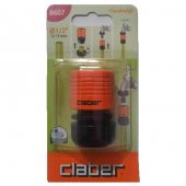 Claber 8607 1/2" 12/15mm Ambalajlı Otomatik Hortum Bağlantı Adaptörü - 1