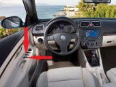 Vw Eos 2005-2015 Ön Kapı İkili Cam Açma Düğmesi Kromlu 5K3959857 - 2
