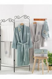 Yeldem Softline Pamuklu Bornoz Seti - 1