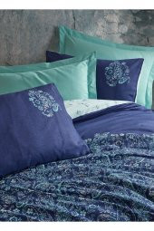 Masculine Çift Kişilik Nevresim Takımı Cadee Mint thumbnail 2