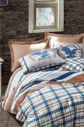 Masculine Çift Kişilik Nevresim Takımı Danilo Kahve - 1