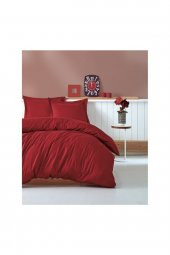 Elegant Serisi Çift Kişilik Nevresim Takımı Stripe - Bordo - 1
