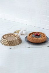 Nehir Violet Gold 26 Cm Döküm Kek Kalıbı - 2