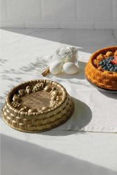 Nehir Violet Gold 26 Cm Döküm Kek Kalıbı - 3