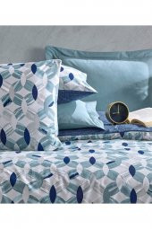 Minimal Tek Kişilik Nevresim Takımı Tory Mavi thumbnail 2