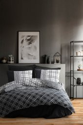 Masculine Tek Kişilik Nevresim Takımı Carlos Siyah thumbnail 1