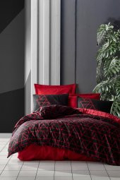 Dark Tek Kişilik Nevresim Takımı Shadow Bordo - 1