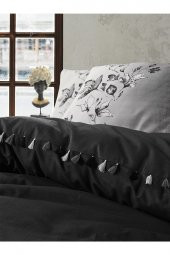 Candy Tek Kişilik Nevresim Takımı Daren Siyah - 2