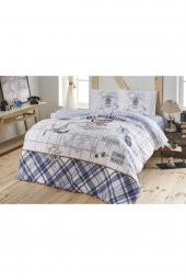 Ranforce Tek Kişilik Nevresim Takımı Sea Side Mavi - 1