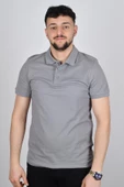 Cazador 22YCEEO04613 Erkek Açık Gri Polo Yaka  T-shırt - 1