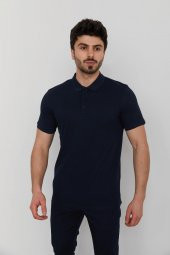 Cazador 22YCEEO04613 Erkek Lacivert Polo Yaka  T-shırt - 1