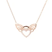 925 Ayar Gümüş Taşlı Aşkın Kanatları Kolye thumbnail 2