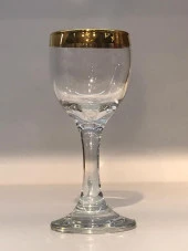 Paşabahçe Kahve Yanı Su Bardağı 44134 6Lı Bistro 60cc Gold - 1