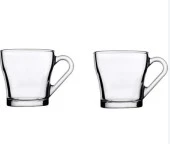 Paşabahçe 55233 2Li Chroma 205cc/6oz Su ve Çay Bardağı Kulplu - 1