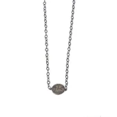 925 Ayar Gümüş Antik Yunan Paralı Kolye thumbnail 2