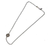 925 Ayar Gümüş Antik Yunan Paralı Kolye thumbnail 3