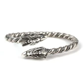 925 Ayar Gümüş Ejderha Kaşlı Burma Bilezik thumbnail 2