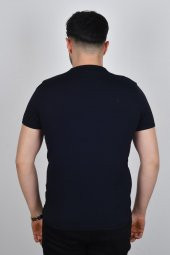 Cazador 23YCEEO04618 Erkek Lacivert Bisiklet Yaka T-Shirt - 3