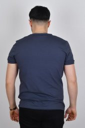 Cazador 23YCEEO04618 Erkek Antrasit Bisiklet Yaka T-Shirt - 3