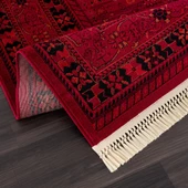 Afgan Türkmen Otantik Desenli Dokuma Salon ve Oturma Odası Halısı 2959H_ZS77 - 5