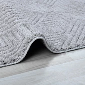 Pandora Açık Gri Modern Peluş 1176_RR22 Oturma Odası ve Salon Halısı - 3