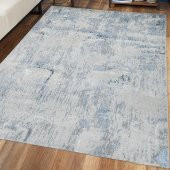 Oriental Gri-Mavi Makina Dokuma Oturma Odası ve Salon Halısı 5051AOF61 - 1