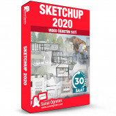 SketchUp 2020 Video Ders Eğitim Seti - 1