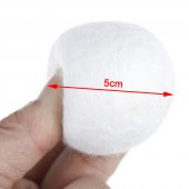 5 Adet Yün Kurutma Topları Doğal Yumuşatıcı Çamaşır Kurutma Makinesi Kurutma Topu 5cm - 3